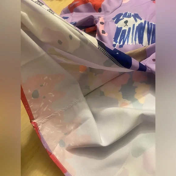 Colorful Dog Print Button-Up Shirt - Picture 7 of 8